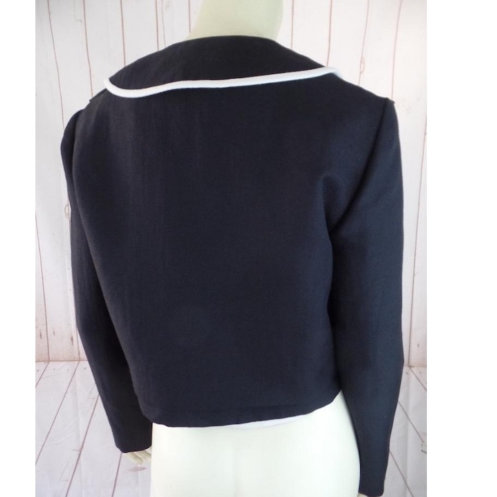 Chloe blazer jacket 36 Open Front Tab Shoulder - Picture 5 of 6